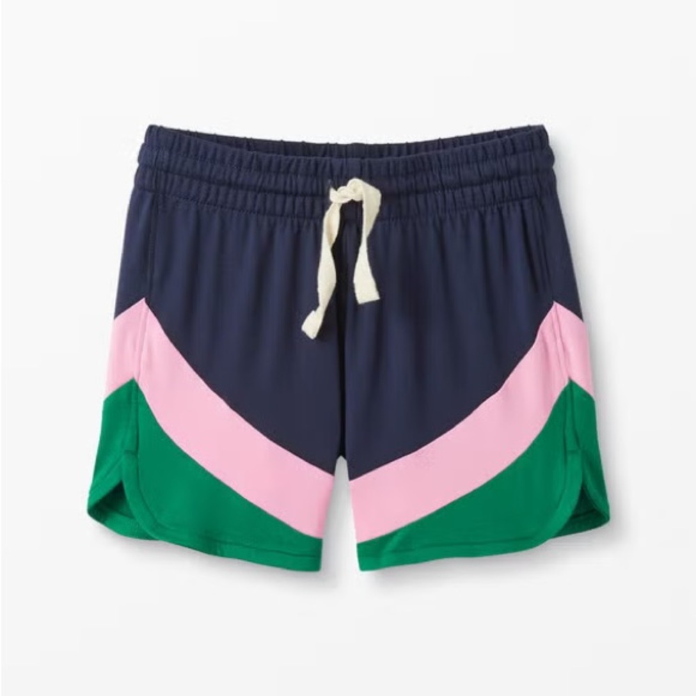 $5 in a bundle Hanna Andersson UV Colorblock Active Shorts in shell pink Size 6-